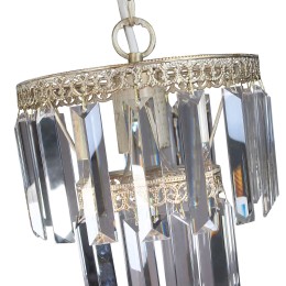 Хрустальная подвеска для люстры плашка золото