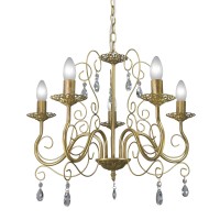 Люстра Петрасвет S1197-5, 5хЕ14 макс, 60Вт