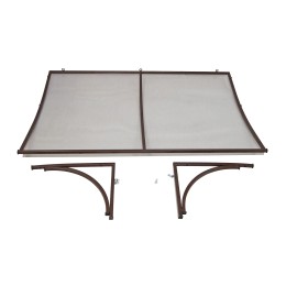 Козырёк над дверью Петрасвет S4025 Черный усиленный